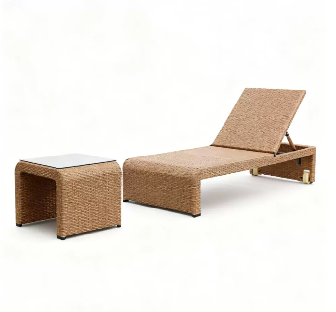 aluminum alloy-1 bed 1 coffee table