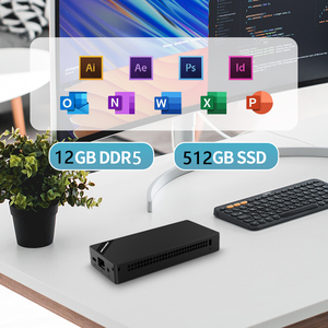 SIBOLANミニコンピュータPC DLL600C Intel Alder Lake N100プロセッサ1テラバイトWiFi6ミニPCデスクトップPC - Product Image 3