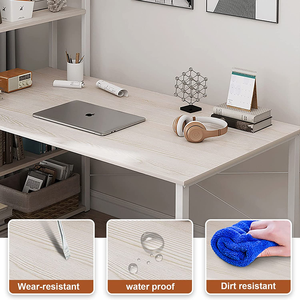 Sky-Touch Reversible 4-Tier nghiên cứu kệ sách lưu trữ dễ dàng lắp ráp nhà PC Bàn với góc kệ - Product Image 6