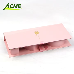 批发翻盖礼品盒字母组合设计 “我爱你” 信息花图案个性化包装压花哑光层压 - Product Image 3