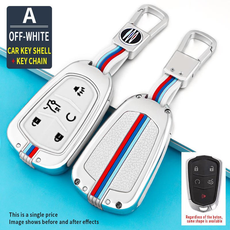 สีขาว5ปุ่ม