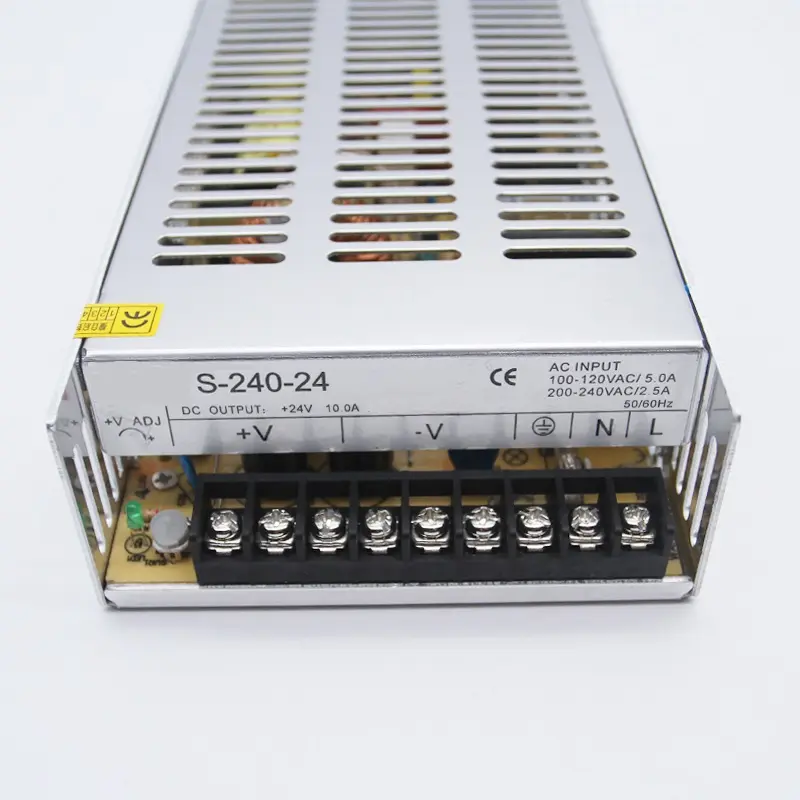 S-240 -24 AC/DC 24V 12V 5V Kurzschluss schutz transformator Schalt netzteil