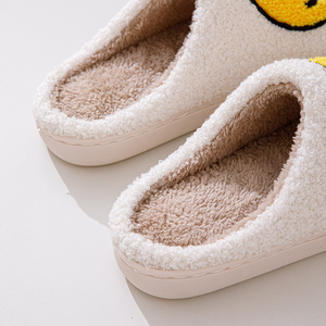 Dép hình mặt cười dành cho nữ Dép mềm mại sang trọng kiểu cổ điển Slip on Giày thoải mái trong nhà ngoài trời - Product Image 3