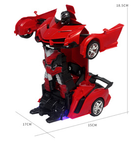 Stokta elektrikli ışık ses şarj uzaktan kumandalı robot rc oyuncak arabalar çocuk için - Product Image 6