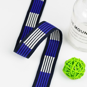 Cinta elástica de poliéster plegable Multicolor personalizada, banda elástica, accesorio de ropa de cintura para costura, producto de cincha - Product Image 3