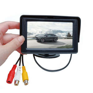 Suministro de fábrica, Monitor LCD de 4,3 pulgadas, espejo retrovisor, resolución de 1080p, visión colorida, Sensor de aparcamiento, ayuda, cámara de marcha atrás para coche - Product Image 1