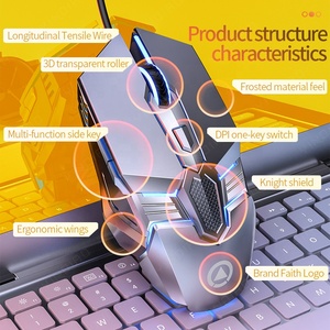 Großhandel G12 Wired USB Bunte Atem licht Maus Gaming Support Makro Programmierung Mäuse Computer Maus - Product Image 3