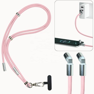 Universal Adjustable USB <strong>C</strong> Cable PD 60W Quick Charging Cable Crossbody Ope <strong>String</strong> Strap Type <strong>C</strong> Cord Cell Phone Lanyard - Product Image 2