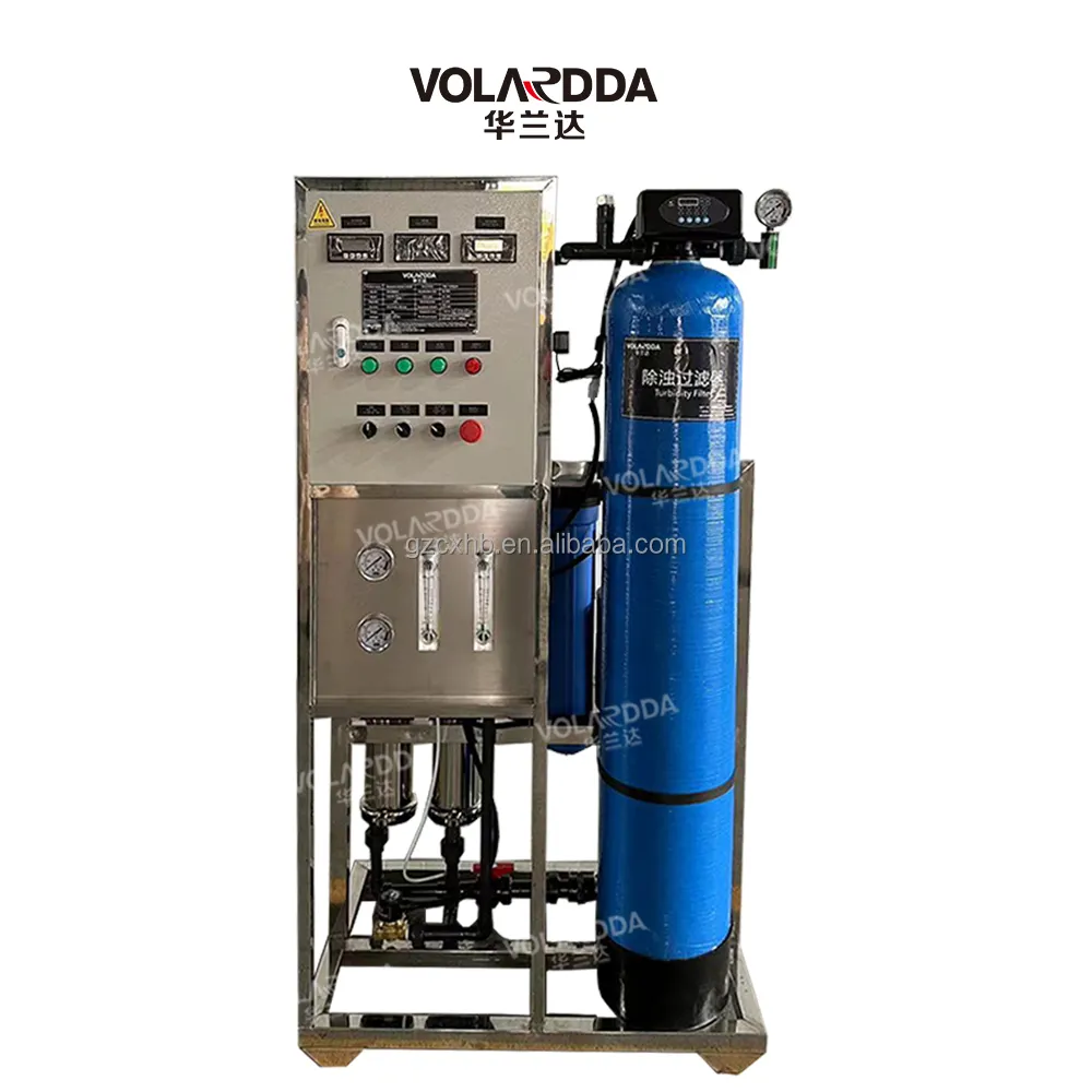 ระบบรีเวอร์ออสโมซิส RO ระบบกรองน้ำบริสุทธิ์500LPH น้ำดื่ม RO สำหรับใช้ในบ้านด้วย UV volardda จากประเทศจีน