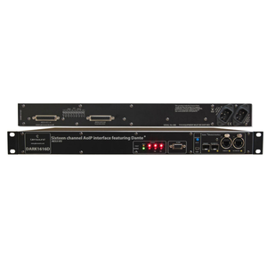 Interfaz de audio de red DARK1616D, 8x entradas AES3 y 8x salidas AES3, divisor y convertidor de audio Dante/AES67 - Product Image 2