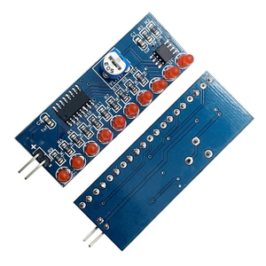 NE555 CD4017 koşu LED akış ışık elektronik üretim paketi kontrol panosu modülü kapasitör osilatör saat sinyali DIY kiti - Product Image 1