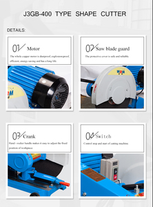 WDDM 400mm Shape <strong>Cutter</strong> J3GA-400 Cut Off Saw Machine - Product Image 3
