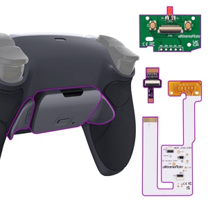 EXtremeRate Upgrade Kit RISE V3 Remap Kit mit Upgrade Board 2 Back Button Anti-Rutsch-Griff Back Shell für PS5-Controller - Product Image 1
