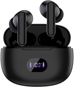 Havit GT-A10 BT 5.3 gerçek kablosuz Stereo kulaklıklar kablosuz kulaklık ile şarj durumda LED güç ekran Android iPhone için - Product Image 1