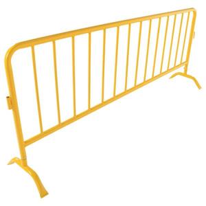 Geçici güvenlik geri çekilebilir barikat çit çiftlik ve yol güvenliği için bir çerçeve Metal yol kalabalık kontrol bariyeri - Product Image 1