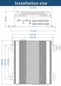 Controlador Integrado de Ordenador Industrial Portátil de 17 Pulgadas, Chasis de Servidor, Carcasa de Ordenador Mini PC Industrial, Núcleo de Ordenador I7 - Product Image 5
