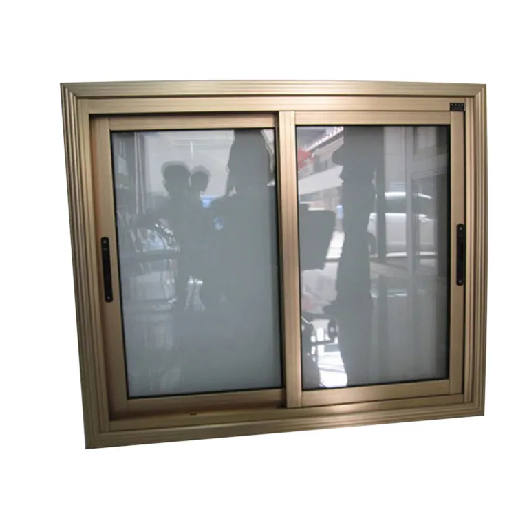 Porte scorrevoli silenziose interne in alluminio Design semplice finestre scorrevoli in alluminio finestre in alluminio per la casa