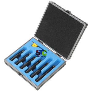 Karbür Insert TCMT iç dönüm aracı tutucu Barra perforperforde Torno yuvarlak shank endekslenebilir sıkıcı Bar seti