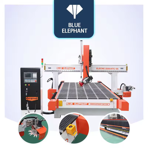Nueva máquina de tallado de madera CNC 2060 ATC 3D con 4 ° eje de complejo de husillo oscilante de fabricación de muebles/puertas/gabinetes - Product Image 2