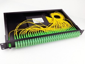 19 Inch 1U 2U Rack Mounted FTTH GPON Fiber PLC Splitter SC APC UPC 1*16 1x32 1*64 for <strong>Telecom</strong> with 4G 3G IP POE <strong>Networks</strong> - Product Image 2