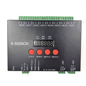Распродажа, 2023 K-8000C SD-карта, автономный программируемый контроллер, 8 выходных портов x 1024 пикселей, светодиодный контроллер Пиксельной полосы - Product Image 5