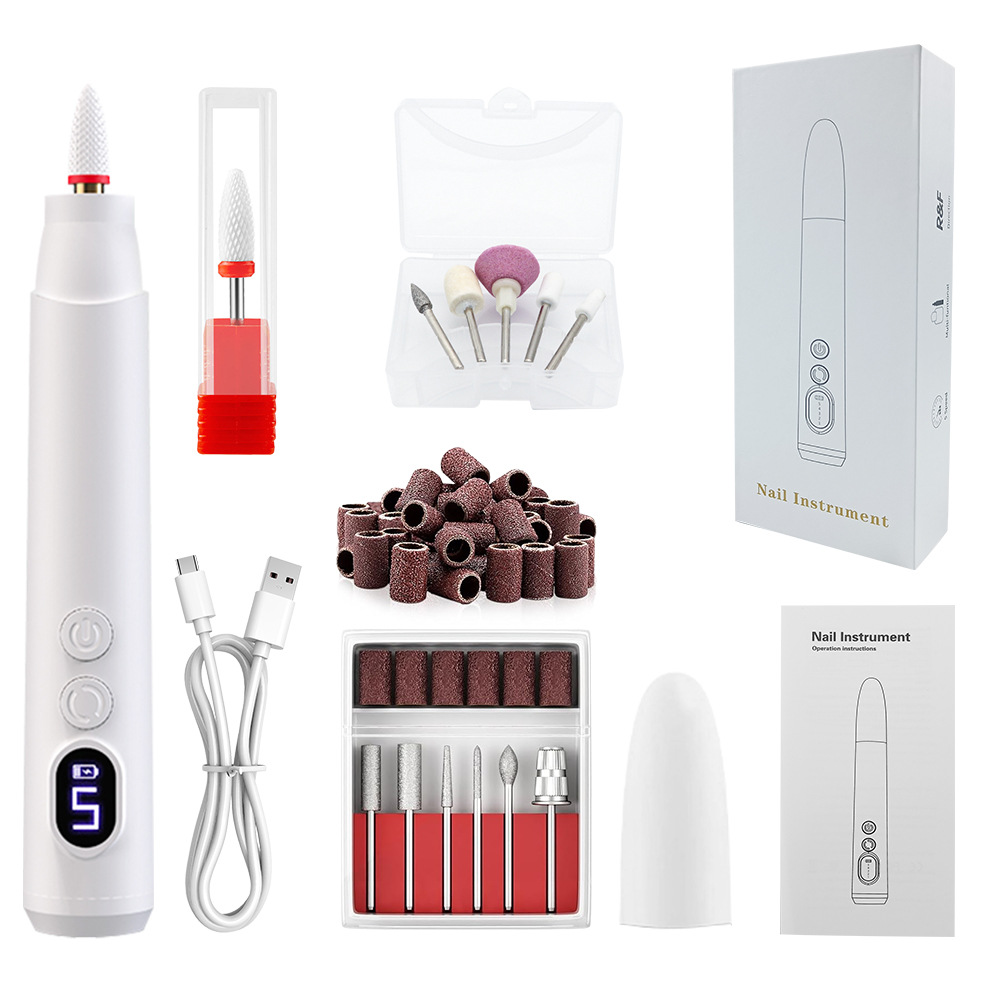 Blanc h10-version plastique-12 têtes de meulage-36 meules
