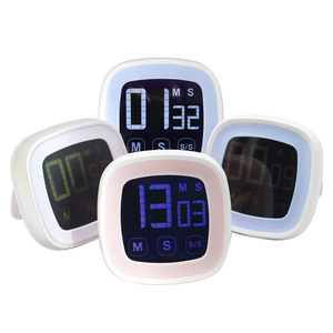 Home Decor Kitchen Cooking <span class=keywords><strong>Timer</strong></span> da cucina digitale elettronico con conto alla rovescia retroilluminato Touchable