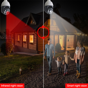 Cámara IP para exteriores de 5MP con bombilla E27, lente dual, Zoom 4X, vigilancia de seguridad panorámica 360, aplicación inteligente Tuya, cámara de red Wifi PTZ
