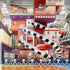 Deleno trẻ em vui chơi Trung tâm vui chơi mềm trẻ em thiết bị sân chơi trong nhà với Cầu trượt bóng lớn - Product Image 4