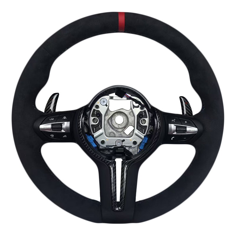 M4 F82/F83 No ACC+Alcantara+Red Top Stripe+Paddle