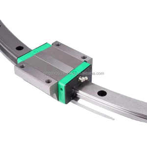 Guía lineal redonda hecha en China HCR, riel curvo CNC para lubricante de grasa de movimiento circular, guía lineal para máquinas CNC