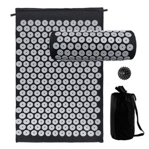 Acupressure Mat and Pillow Set with <strong>Spiky</strong> Massage Ball and Carry <strong>Bag</strong> for Back Neck Pain Stress Relief Muscle Relaxation - Product Image 4