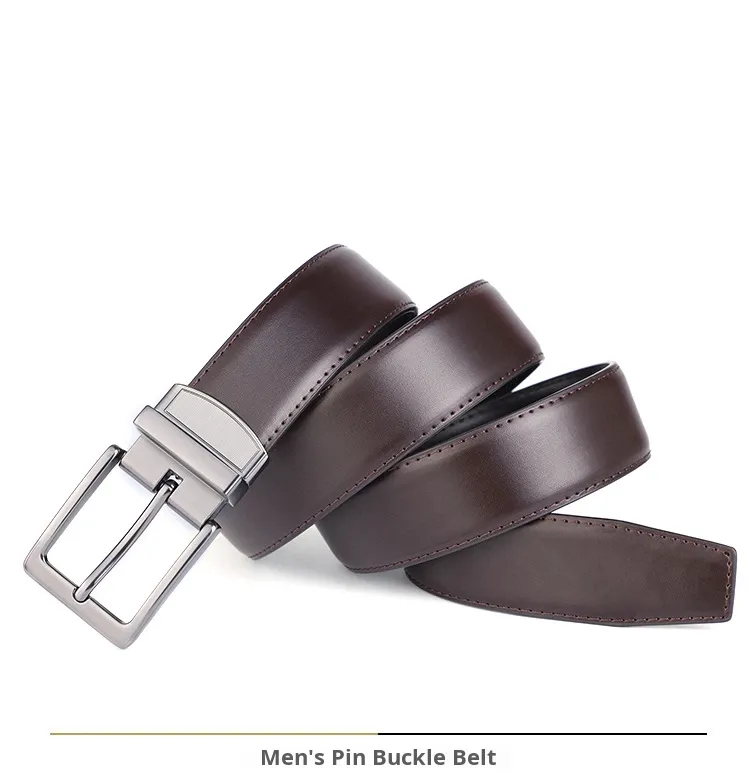 coffee-colored matte gun buckle - 130cm