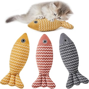 Cat Toy Fish Sound <strong>Catnip</strong> Interactive Toy Suitable for Indoor <strong>Use</strong>