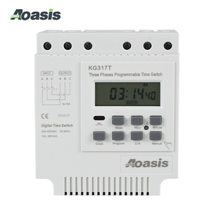 OASIS KG317T 16A 3-Phasen-<span class=keywords><strong>Timer</strong></span>-Steuerungsschalter Dreiphasen-380-V-Wechselstrom-Zeitschalter