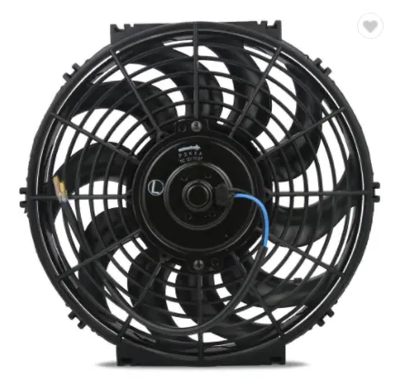 Ventola di raffreddamento del motore del radiatore elettrico da corsa a spinta sottile da 10 "universale 12 V 70W