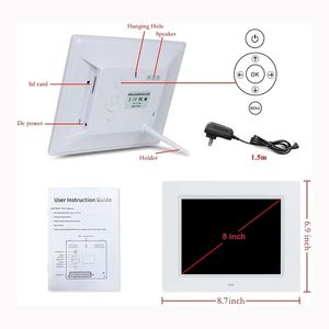 8 inç görme dijital takvim günü saat ile demans zaman, gün, tarih görme engelliler için yaşlı bellek kaybı insanlar - Product Image 2