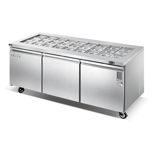 Commercial Refrigerator Salad bar Counter Fridge 5 Drawers <strong>Under</strong> Counter Refrigerator Worktable Top <strong>Chiller</strong> with Drawer and Pan - Product Image 3