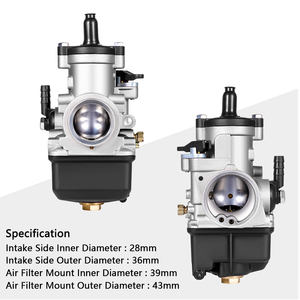 Runtong Racing Bộ chế hòa khí dellorto phbh 28bs 28mm r3311 cho 4 đột quỵ Motocross xe máy moped Dirt Pit xe đạp xe tay ga Bộ chế hòa khí - Product Image 2