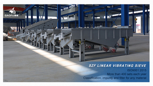 Gaofu titreşimli elek hindistan cevizi kabuğu titreşimli elek titreşim tarama ayırıcı patlamaya dayanıklı doğrusal eleme ekran makinesi - Product Image 4