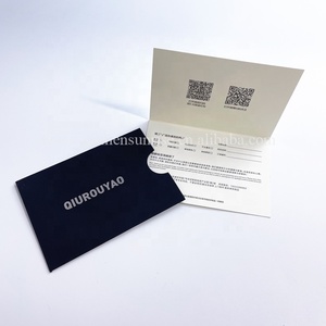 Sobres de papel con impresión de diseño personalizado de lujo, Sobres de papel abierto con lazo de cuerda kraft con cinta - Product Image 5