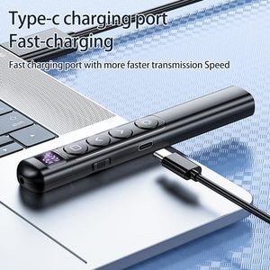 Conpresentatore senza fili pagina Laser rosso tornitura del Volume di controllo PPT presentazione USB 2.4GHz puntatore del Mouse telecomando - Product Image 2