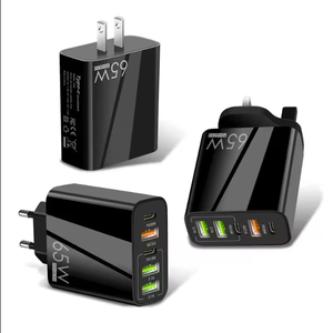ขายส่ง Pd20w ชาร์จเร็ว65W + ที่ชาร์จ QC3.0ติดผนังชนิด C พอร์ต5พอร์ตสำหรับ iPhone/Huawei /Sumsang - Product Image 3