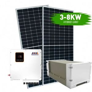 太阳能发电系统成本5kw太阳能电池板系统家用替代能源发电机太阳能电池板系统 - Product Image 1