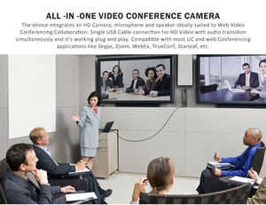 Videocamera Webcam per Computer con videocamera e videocamera per videoconferenza All-in-one con vivavoce, Plug and Play - Product Image 4