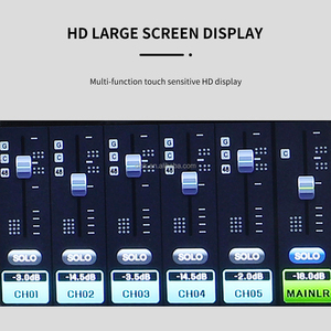 CLAVAX-Mezclador de audio digital de 12 canales, consola mezcladora de música con 8 XLR TRS, 1 estéreo, 2 entradas USB, BT 48V, 4 AUX 2, monitor, 12 canales, 1 - Product Image 3