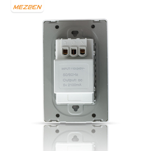 118 MB系列2 USB充电双USB插座2.1A 5v a型墙壁插头电源插座 - Product Image 6