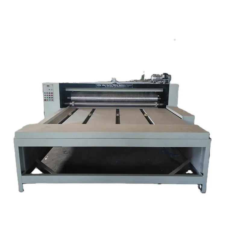 Corrugated cardboard carton box printing and die cutting machine with slotting function customized