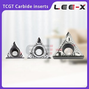 Insertos triangulares de carburo de aluminio, LEE-X TCGT, TCGT09/11/16 02 04 08 CNC, máquina de torneado, herramientas de inserción - Product Image 6