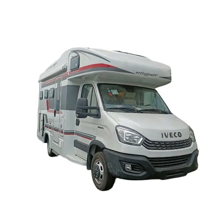 Cheap Price Factory Supply Mobile Yuejin RV Caravan Motorhome for Sale